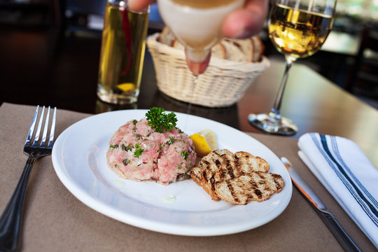 Tartara de at&uacute;n 