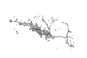 Naklejka premium water splash isolated on white background