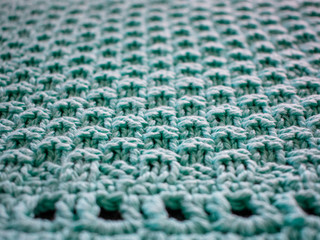 Hand Knit Textured Fabric Background
