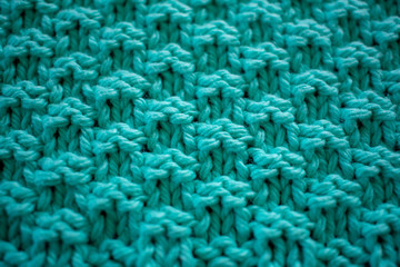 Hand Knit Textured Fabric Background