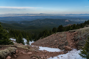 Hiking Trail on Pikes Peak