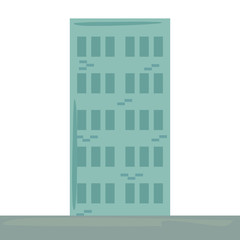 building structure exterior icon vector ilustration
