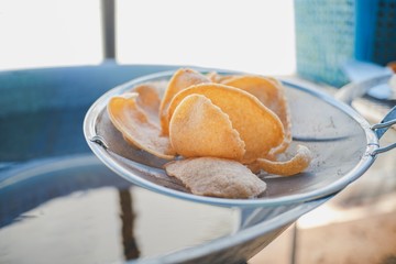 croissant on a plate