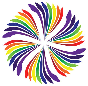 seven color logo