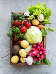 Set of vegetables
