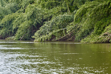 Obraz premium Travel Kanchanaburi river Kwai Yai