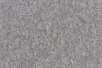 Fototapeta na wymiar Gray Fabric Texture Background Close Up View