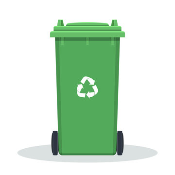 Dumpster for trash vector design illustration isolated on white background