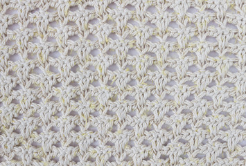 Yellow Knitting Pattern or Knitted Pattern Background