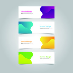 Fototapeta premium Vector abstract design banner web template