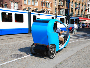 Bike taxi and city tours Amsterdam, Netherlands