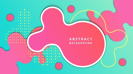 Abstract Liquid Fluid Gradient Dynamic Background Template