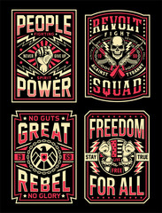 Vintage Propaganda T-shirt Designs Collection