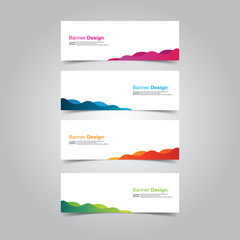 Fototapeta premium Vector abstract design banner web template