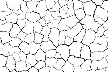 cracks ground for abstract background