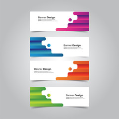 Vector Abstract design banner web template