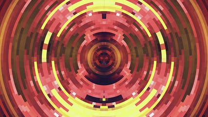 abstract colorful circle pixel block background illustration New quality universal technological colorful joyful dance music 4k stock image
