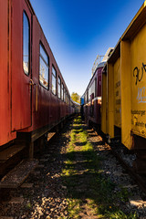 Obraz premium Historische Eisenbahnwagen