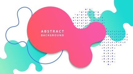 Abstract Liquid Fluid Gradient Dynamic Background Template