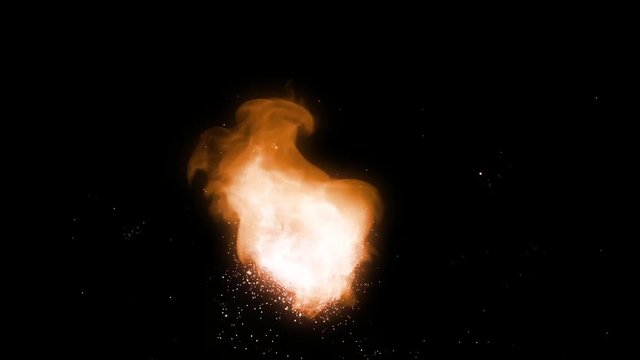 red fire explosion animation 火　炎　爆発