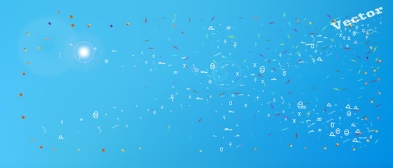 Usefull abstract ultra wide space background 