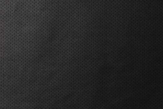 Black Jersey Texture Background. Detail Of Luxury Fabric Surface.