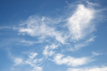 Sky background view