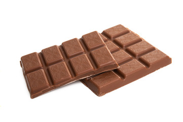 chocolate bar isolated