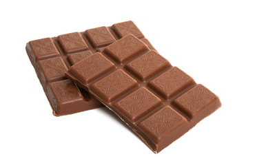 chocolate bar isolated