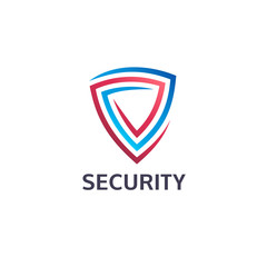 Vector logo design template. Security and guard icon.
