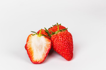 Fresh red strawberry