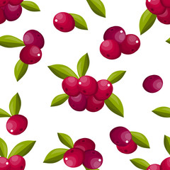 Cute berry seamless pattern.