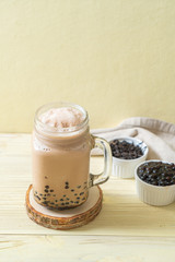 Taiwan milk tea with bubbles