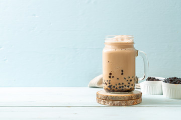 Taiwan milk tea with bubbles