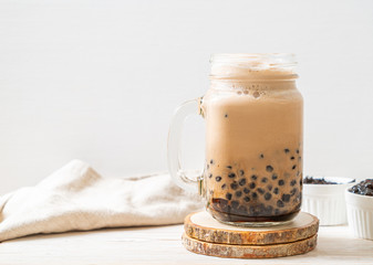 Taiwan milk tea with bubbles