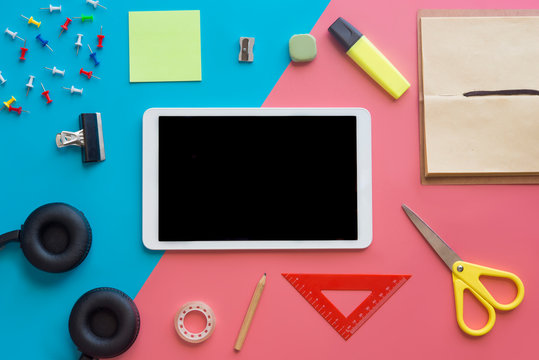 Concept back to school modern