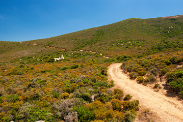Sardegna, antico cammino minerario di Santa Barbara, Iglesias, Italia