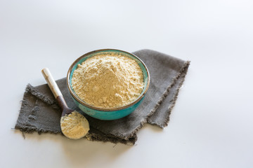 gluten flour with high protein index.