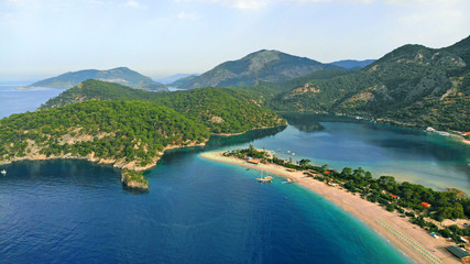 Blue lagoon beach in the morning, Turkey, Fethiye