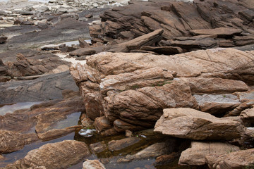 rocks in water