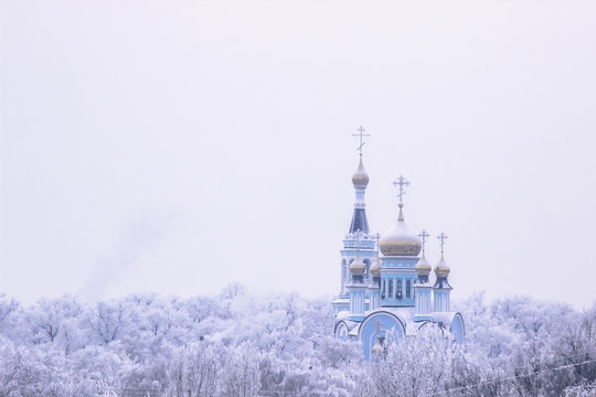 winters church in cheboksary