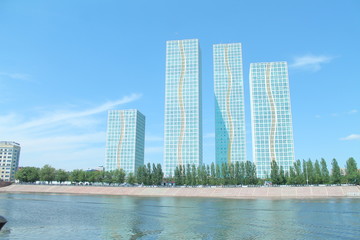 Fototapeta na wymiar Астана Tower Block