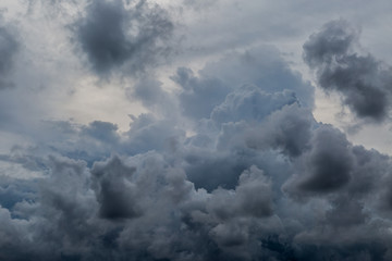 Sky and clouds before raining