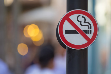 No smoking sign