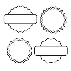 The design of the old round stamps for sale. Grunge Rubber Stamp. Circle Stamps