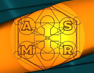Acronym ASMR - Autonomous Sensory Meridian Response. Health care conceptual image. 3D rendering