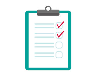 バインダー　ファイル　用紙　checklist　チェック　クリップボード　リスト　