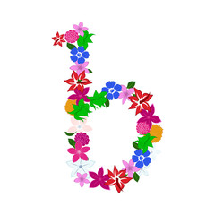 Floral Alphabet Letter