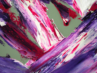 Purple color oil paint abstract background.