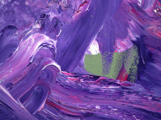 Purple color oil paint abstract background.